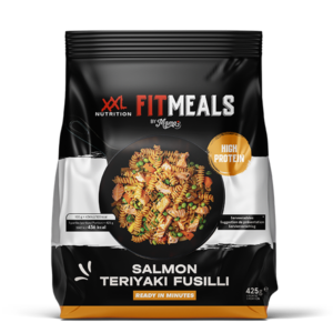 Salmon Teriyaki Fusilli